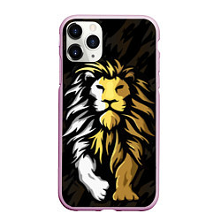 Чехол iPhone 11 Pro матовый Зверь, цвет: 3D-розовый