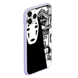 Чехол iPhone 11 Pro матовый No-Face Spirited Away Ghibli, цвет: 3D-светло-сиреневый — фото 2