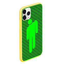 Чехол iPhone 11 Pro матовый BILLIE EILISH, цвет: 3D-желтый — фото 2