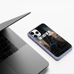 Чехол iPhone 11 Pro матовый The Last of Us part 2, цвет: 3D-светло-сиреневый — фото 2