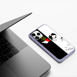 Чехол iPhone 11 Pro матовый Добро и зло, Payton Moormeier, цвет: 3D-светло-сиреневый — фото 2