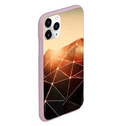 Чехол iPhone 11 Pro матовый ABSTRACT DIGITAL, цвет: 3D-розовый — фото 2