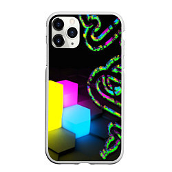 Чехол iPhone 11 Pro матовый RAZER, цвет: 3D-белый