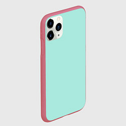 Чехол iPhone 11 Pro матовый Мятная Маска, цвет: 3D-малиновый — фото 2
