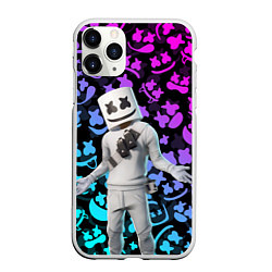 Чехол iPhone 11 Pro матовый FORTNITE x MARSHMELLO