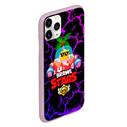 Чехол iPhone 11 Pro матовый BRAWL STARS NEW SPROUT 3, цвет: 3D-розовый — фото 2