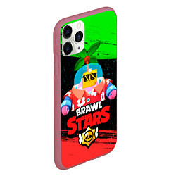 Чехол iPhone 11 Pro матовый BRAWL STARS NEW SPROUT 8, цвет: 3D-малиновый — фото 2