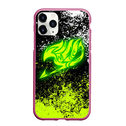 Чехол iPhone 11 Pro матовый FAIRY TAIL, цвет: 3D-малиновый