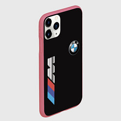 Чехол iPhone 11 Pro матовый BMW, цвет: 3D-малиновый — фото 2