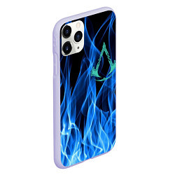 Чехол iPhone 11 Pro матовый ASSASSINS CREED VALHALLA, цвет: 3D-светло-сиреневый — фото 2