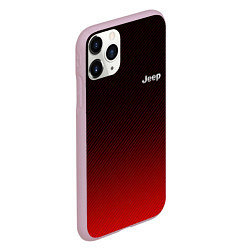 Чехол iPhone 11 Pro матовый Jeep спина Z, цвет: 3D-розовый — фото 2