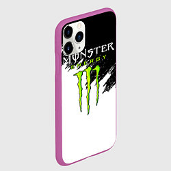 Чехол iPhone 11 Pro матовый MONSTER ENERGY, цвет: 3D-фиолетовый — фото 2