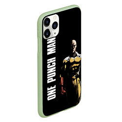 Чехол iPhone 11 Pro матовый One Punch Man, цвет: 3D-салатовый — фото 2