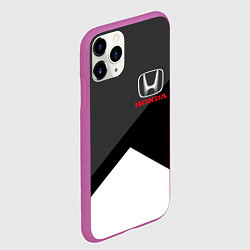 Чехол iPhone 11 Pro матовый HONDA, цвет: 3D-фиолетовый — фото 2