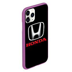 Чехол iPhone 11 Pro матовый HONDA, цвет: 3D-фиолетовый — фото 2