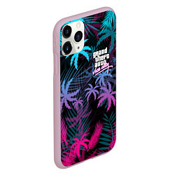 Чехол iPhone 11 Pro матовый GTA VICE CITY, цвет: 3D-розовый — фото 2