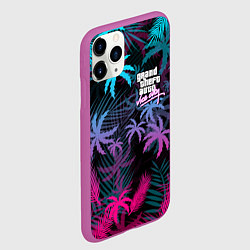 Чехол iPhone 11 Pro матовый GTA VICE CITY, цвет: 3D-фиолетовый — фото 2