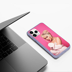 Чехол iPhone 11 Pro матовый DOJA CAT, цвет: 3D-светло-сиреневый — фото 2