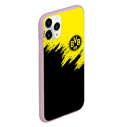 Чехол iPhone 11 Pro матовый BORUSSIA, цвет: 3D-розовый — фото 2