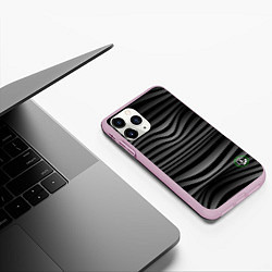 Чехол iPhone 11 Pro матовый Russia Running, цвет: 3D-розовый — фото 2