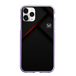 Чехол iPhone 11 Pro матовый HONDA Z, цвет: 3D-светло-сиреневый