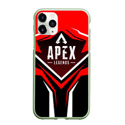 Чехол iPhone 11 Pro матовый APEX, цвет: 3D-салатовый