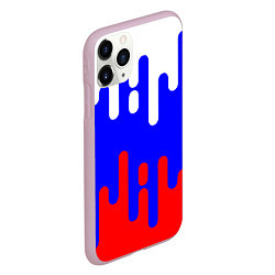 Чехол iPhone 11 Pro матовый Россия, цвет: 3D-розовый — фото 2