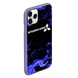 Чехол iPhone 11 Pro матовый MITSUBISHI, цвет: 3D-серый — фото 2