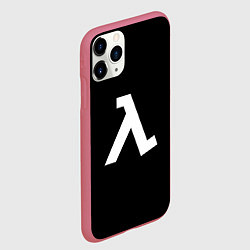 Чехол iPhone 11 Pro матовый Half-Life, цвет: 3D-малиновый — фото 2