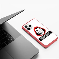 Чехол iPhone 11 Pro матовый Resistenicia, цвет: 3D-красный — фото 2