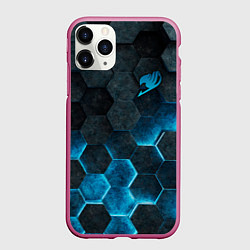Чехол iPhone 11 Pro матовый Fairy Tail, цвет: 3D-малиновый