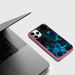 Чехол iPhone 11 Pro матовый Fairy Tail, цвет: 3D-малиновый — фото 2