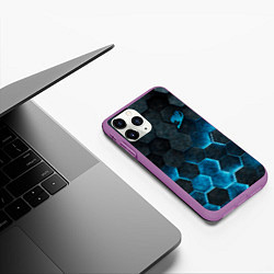 Чехол iPhone 11 Pro матовый Fairy Tail, цвет: 3D-фиолетовый — фото 2