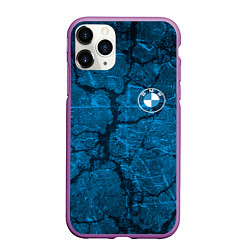 Чехол iPhone 11 Pro матовый BMW, цвет: 3D-фиолетовый