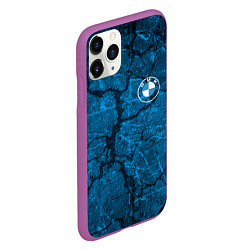 Чехол iPhone 11 Pro матовый BMW, цвет: 3D-фиолетовый — фото 2