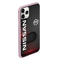 Чехол iPhone 11 Pro матовый NISSAN, цвет: 3D-розовый — фото 2