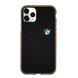 Чехол iPhone 11 Pro матовый BMW, цвет: 3D-коричневый