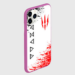 Чехол iPhone 11 Pro матовый THE WITCHER, цвет: 3D-фиолетовый — фото 2