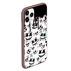 Чехол iPhone 11 Pro матовый MARSHMELLO GLITCH, цвет: 3D-коричневый — фото 2