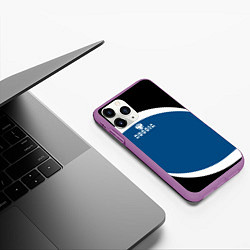 Чехол iPhone 11 Pro матовый Russia, цвет: 3D-фиолетовый — фото 2