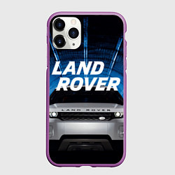 Чехол iPhone 11 Pro матовый LAND ROVER, цвет: 3D-фиолетовый
