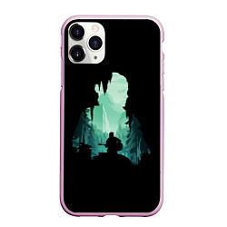 Чехол iPhone 11 Pro матовый THE LAST OF US, цвет: 3D-розовый