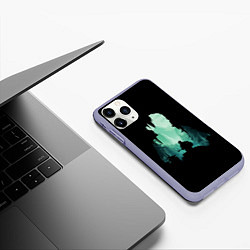 Чехол iPhone 11 Pro матовый THE LAST OF US, цвет: 3D-светло-сиреневый — фото 2
