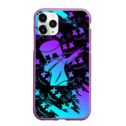 Чехол iPhone 11 Pro матовый FORTNITE x MARSHMELLO, цвет: 3D-фиолетовый