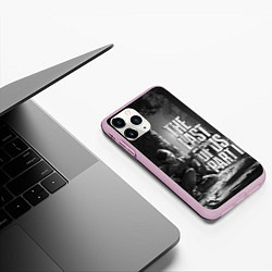 Чехол iPhone 11 Pro матовый THE LAST OF US 2, цвет: 3D-розовый — фото 2