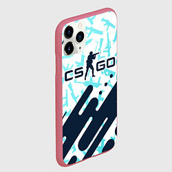 Чехол iPhone 11 Pro матовый CS GO КС ГО, цвет: 3D-малиновый — фото 2