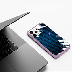 Чехол iPhone 11 Pro матовый FORD, цвет: 3D-сиреневый — фото 2