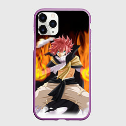 Чехол iPhone 11 Pro матовый FAIRY TAIL ХВОСТ ФЕИ, цвет: 3D-фиолетовый