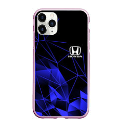 Чехол iPhone 11 Pro матовый HONDA, цвет: 3D-розовый