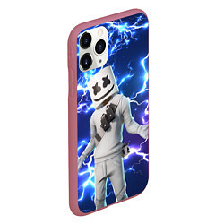 Чехол iPhone 11 Pro матовый FORTNITE x MARSHMELLO, цвет: 3D-малиновый — фото 2